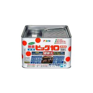 水性ビッグ10多用途 5L 212アイボリー アサヒペン [アサヒペン 塗料 多用途 万能 塗料 水性塗料 水性ペンキ ペンキ 塗料]｜hc7