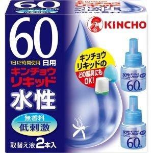 キンチョウリキッド 60日 無香料 取替え液 2P 金鳥｜hc7