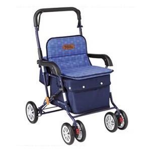シルバーカー アルミ製 ネイビー PW-298H-NV 幸和製作所 [福祉用具