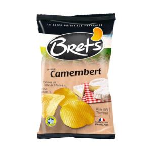 Brets(ブレッツ)　ポテトチップス　カマンベールチーズ　125g×10袋｜hc7