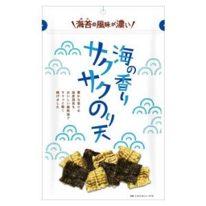 のりまるページ まるか食品 海の香りサクサクのり天 80g(10×4) サクッと軽く揚げたのり