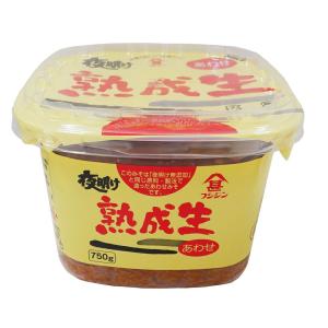 フジジン みそ 味噌 夜明け熟成生あわせ (カップ) 750g (味噌汁 ミソ 合わせみそ 富士甚醤油)｜hc7