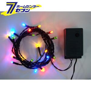 室内用 LEDストレートコードライト 20球/4色ミックス/グリーンコード SHG20MIX コロナ産業 [イルミネーション　クリスマス]｜hc7