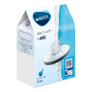浄水フィルター マイクロディスク 3枚入 (ブリタ 交換用フィルター カートリッジ 飲料水 BRITA Japan) 爆買