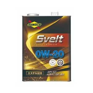 エンジンオイル SVELT スヴェルト 0W-20 SP GF-6A 1Lx10缶   日本サン石油 SUNOCO スノコ