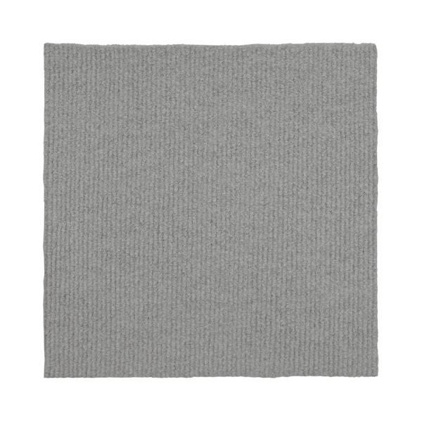 洗える吸着マット 30×30cm 9枚セット グレー (敷物 洗濯可能 ペット リビング カット可能...