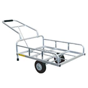 商品説明動画付 リヤカー リアカー 折りたたみ式 アルミ製 ゴムマット