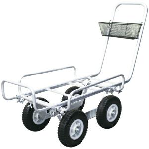 アルミス 電動運搬車 猫吉 四輪 AGタイヤ DN-4 [手押し車 台車 農作業