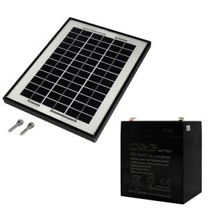 スイデン 電気柵 SEF-100-4W＋ソーラーパネル＋Sバッテリー 3点セット