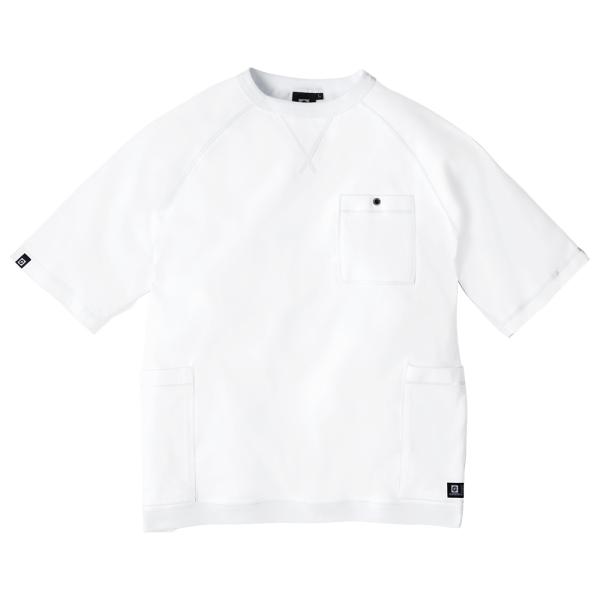 5ポケット 半袖 Tシャツ ホワイト LL G-947 (作業着 作業服 ワークウェア 機能性 収納...