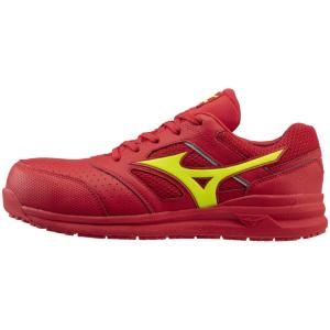 mizuno ミズノ 安全靴 ワークシューズ オールマイティ LS2 11L 27.5cm レッド×イエロー F1GA210062｜hc7