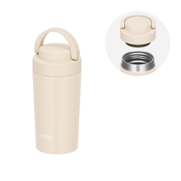 真空断熱ケータイタンブラー 320ml アイボリー JOV-321-IV  (水筒 スクリュー 食洗...
