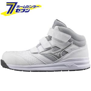 オールマイティ ミズノ ワークシューズ 27.5cm ホワイト×ブラック HWII