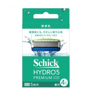 シック ハイドロ5 プレミアム 敏感肌 替刃 (4個入) (男性用 メンズ 髭剃り シェービング シックジャパン) 爆買