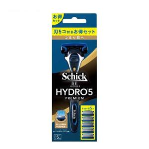 シック ハイドロ5プレミアム つるり肌へ コンボパック 本体+刃5個付 (1セット) (男性用 メンズ 髭剃り シェービング シックジャパン) 爆買