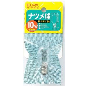 ナツメ球 10W 透明 G-14H(C) ELPA [ナツメ] 爆買