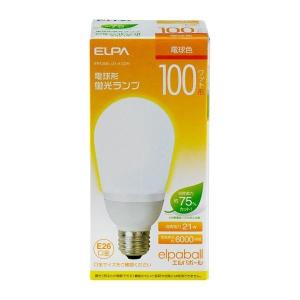 電球型蛍光灯A100W EFA25EL/21-A102H ELPA [電球　電球型蛍光灯]