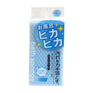 アイセン ネットバスクリーナー BL163 (バススポンジ バスクリーナー 浴室 床 壁 浴槽 お掃除用品 お風呂掃除 aisen)｜hc7