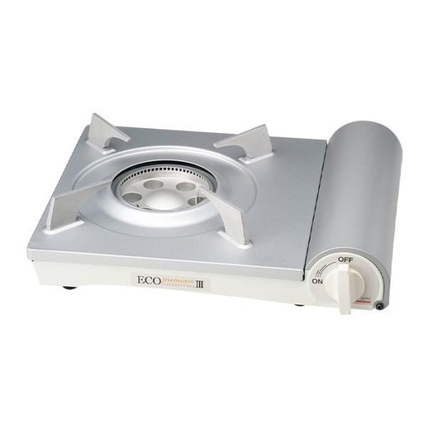 カセットコンロ カセットフー エコプレミアム3 ホワイト 日本製 CB-EPR-3 (卓上 薄型 鍋...