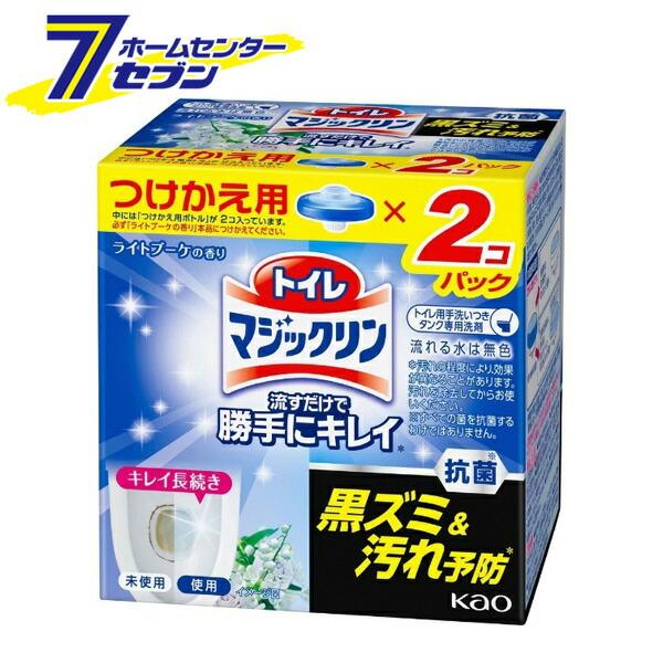 花王 トイレマジックリン ライトブーケ 付け替え(80g*2個入)【ケース販売：12個】 (タンク ...