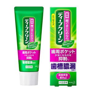 花王 ディープクリーン 薬用ハミガキ 60g  (オーラルケア 歯磨き粉 歯みがき粉 ハミガキ 歯磨き 歯槽膿漏 歯周ポケット 歯ぐき)｜hc7