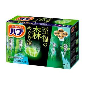 花王 バブ 至福の森めぐり浴(40g*12錠)  (バブ 入浴剤)｜hc7