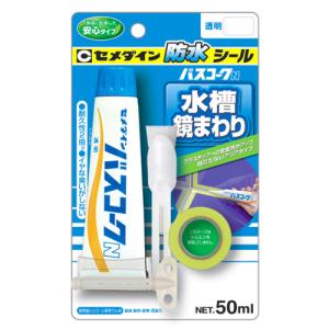 セメダイン バスコークN 透明 HJ-154 P100ml [資材 コーキング材