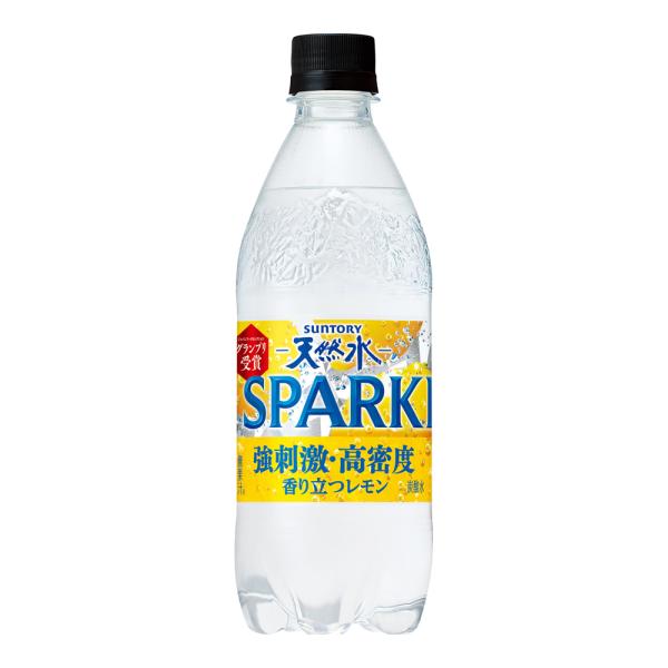サントリー天然水 SPARKLING レモン PET 500ml 24本 【1ケース販売】 (炭酸水...