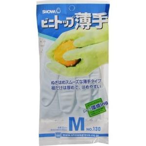 ビニトップ 薄手 ホワイト M ウステ ショーワ...の商品画像