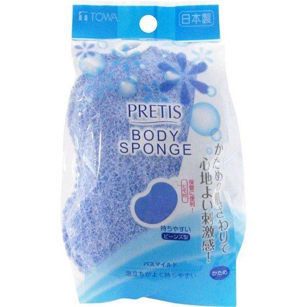 PRETIS バスマイルド ブルー 東和産業 [ボディスポンジ バスグッズ バス用品 お風呂用品] ...