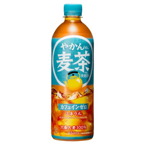 コカ・コーラ やかんの麦茶 from 爽健美茶 PET 650ml 24本 【1ケース販売】 (麦茶...