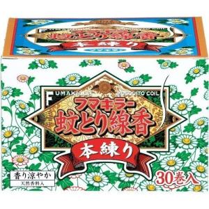 フマキラー フマキラー蚊とり線香本練り　函入 ３０巻  [蚊取り線香 蚊取り 線香 虫除け 虫よけ 殺虫剤 駆除 日用品 忌避 蚊取り用品 デング熱 医薬部外品]｜hc7