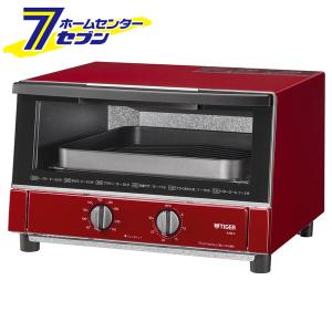 タイガー TIGER KAM-S132 R オーブントースター やきたて レッド オーブントースター KAM-S132 - オーブントースタータイガー魔法瓶