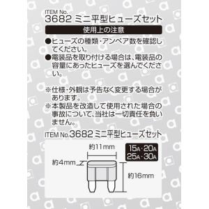 エーモン工業 ミニ平型ヒューズセット 3682...の詳細画像1