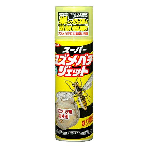 スーパー スズメバチジェット 480ml 日本製 480ml (強力 殺虫剤 スズメバチ用スプレー ...