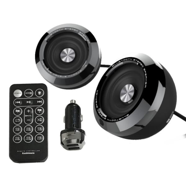 カシムラ Bluetoothステレオスピーカー EQ MP3プレーヤー付 [品番]BL-73 [音楽...