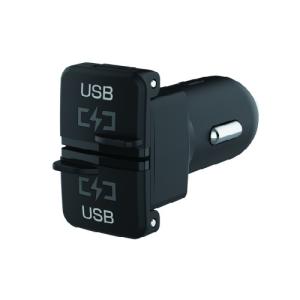 カシムラ 純正風 DC-4.8A USB2ポート自動判定 DC048 (車用品 バイク用品 アクセサリー スマホ タブレット 携帯電話用品 カーチャージャー)｜hc7