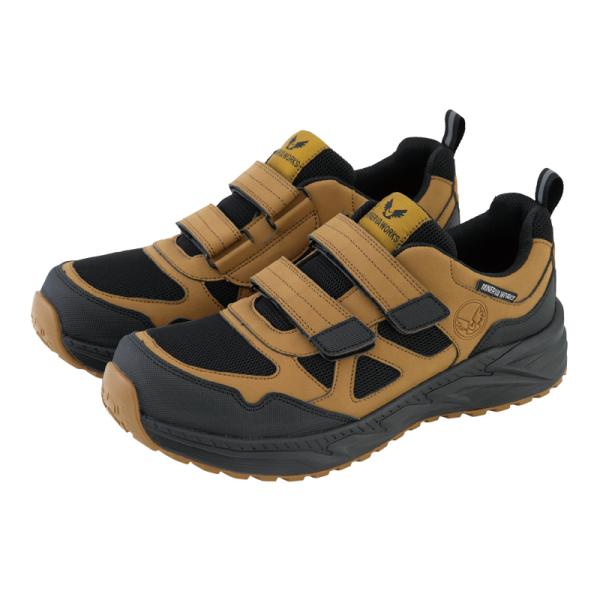 タクティカルプロスニーカー ベルトタイプ フォックス 27cm MW-3302 (安全靴 作業靴 先...