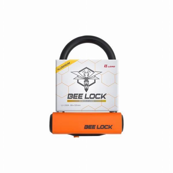アルミシャックルロック φ12mm/80×125mm ビーロック LU-208A (防犯 バイク 軽...