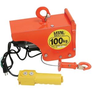 電気ホイスト 100 VE100 バイタル工業 [作業工具 スリング ジャッキ チェンブロック] 爆買