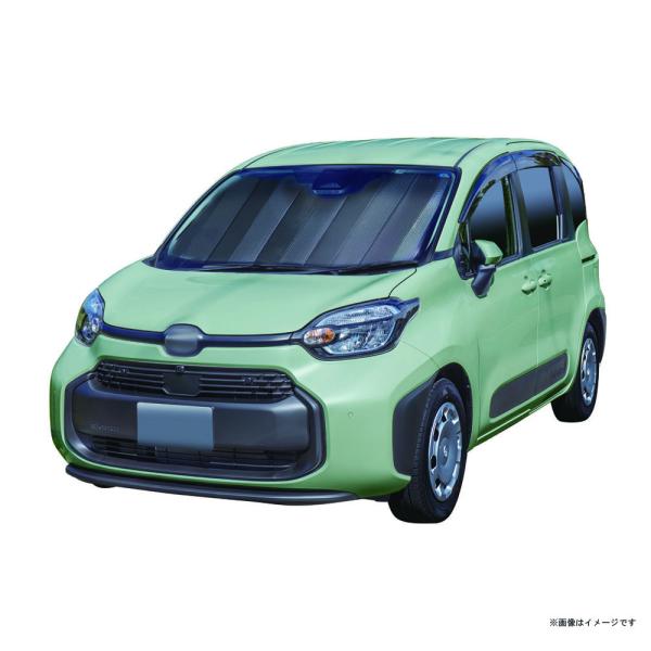 クレトム 車種専用サンシェード シエンタ専用シェード カーボン調 SA386 (フロント 日よけ 日...