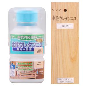 水性ウレタンニス 130ml トウメイクリヤー  和信ペイント