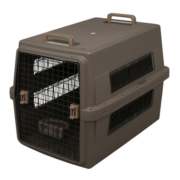 大型犬 エアトラベルキャリー Lサイズ 〜35kg ブラウン ATC-870 (飛行機可 防災 ペッ...