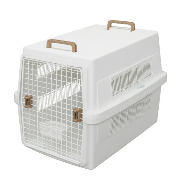 大型犬 エアトラベルキャリー Lサイズ 〜35kg ホワイト ATC-870 (飛行機可 防災 ペッ...
