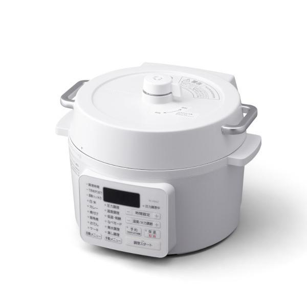 電気圧力鍋 2.2L ホワイト PC-MA2-W アイリスオーヤマ [圧力調理 低温調理 炊飯器 グ...