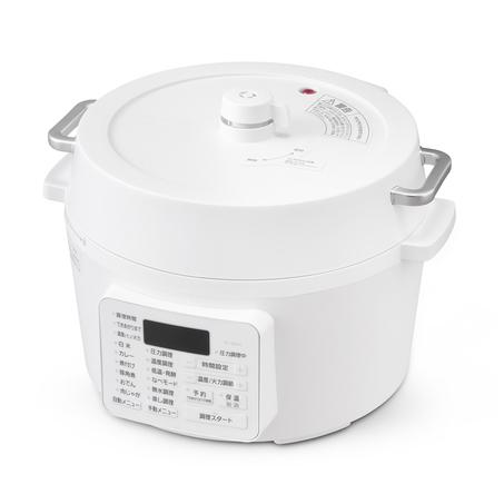 アイリスオーヤマ 電気圧力鍋 4.0L ホワイト PC-MA4-W (電気鍋 ナベ なべ 手軽 簡単...