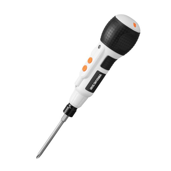 アイリスオーヤマ 充電式ボールグリップミニドライバ 3.6V ホワイト JMD8BG-W (ドライバ...