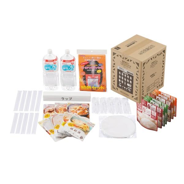 アイリスオーヤマ 非常食セット（ボックス） 水入り 1人用21点 HSS1-21 (防災グッズ 防災...