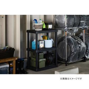 プラスチックラック スリム3段 ブラック PL...の詳細画像4