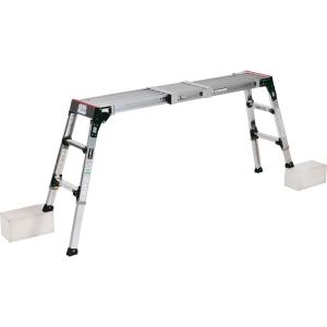 長谷川工業 脚伸縮足場台 DRS-1000c 天板高さ65cm〜96cm 天板100×30cm